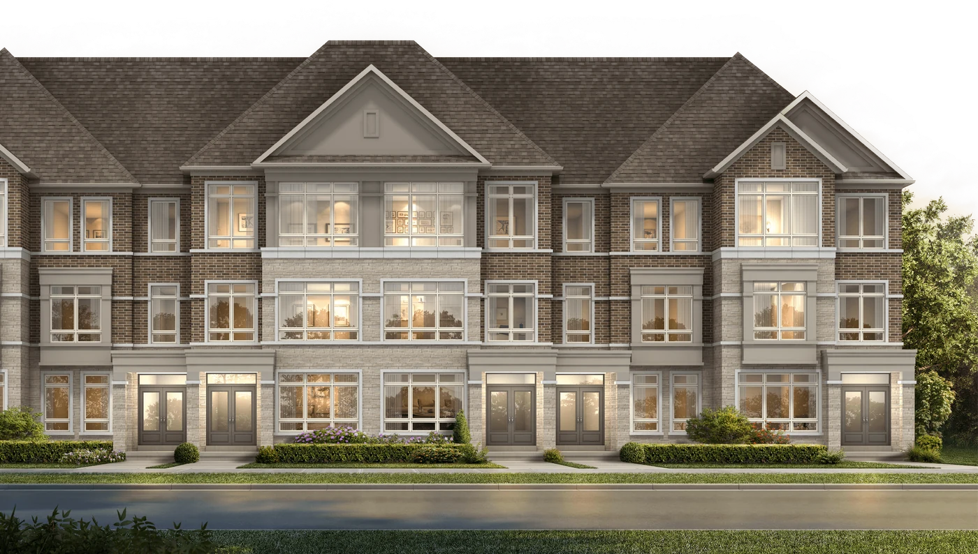 Artist’s rendering of New Kleinburg Square designer townhomes